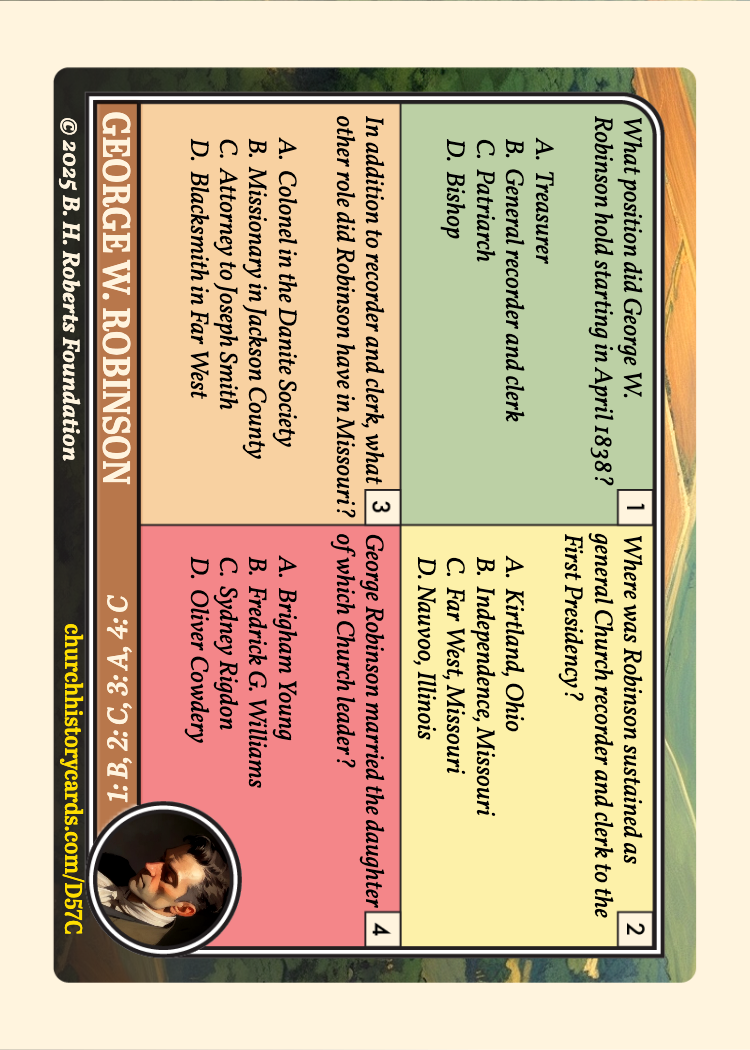Back of card