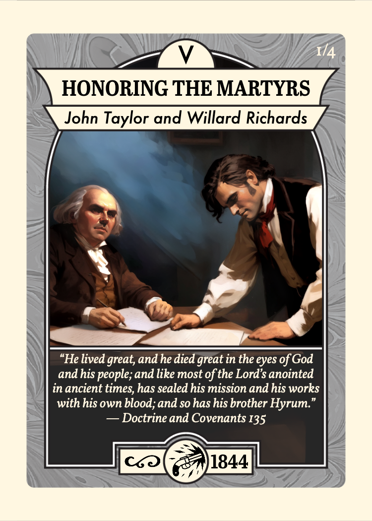 Front of card