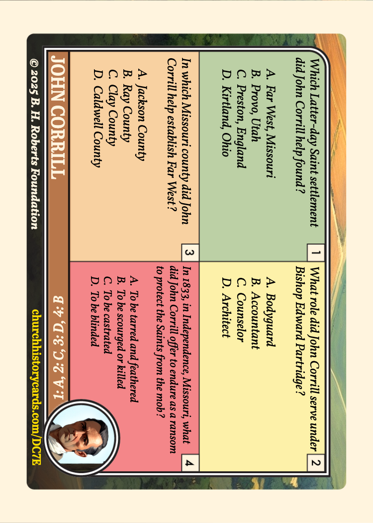 Back of card