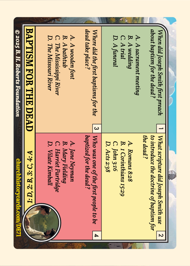 Back of card