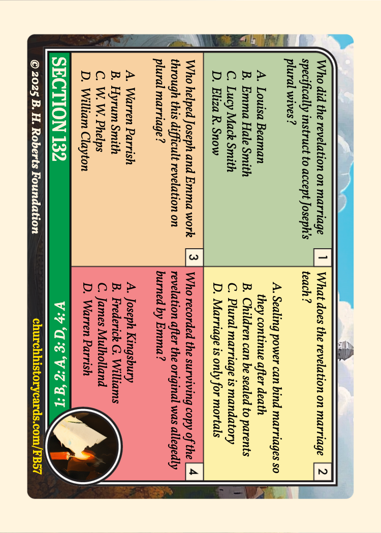 Back of card