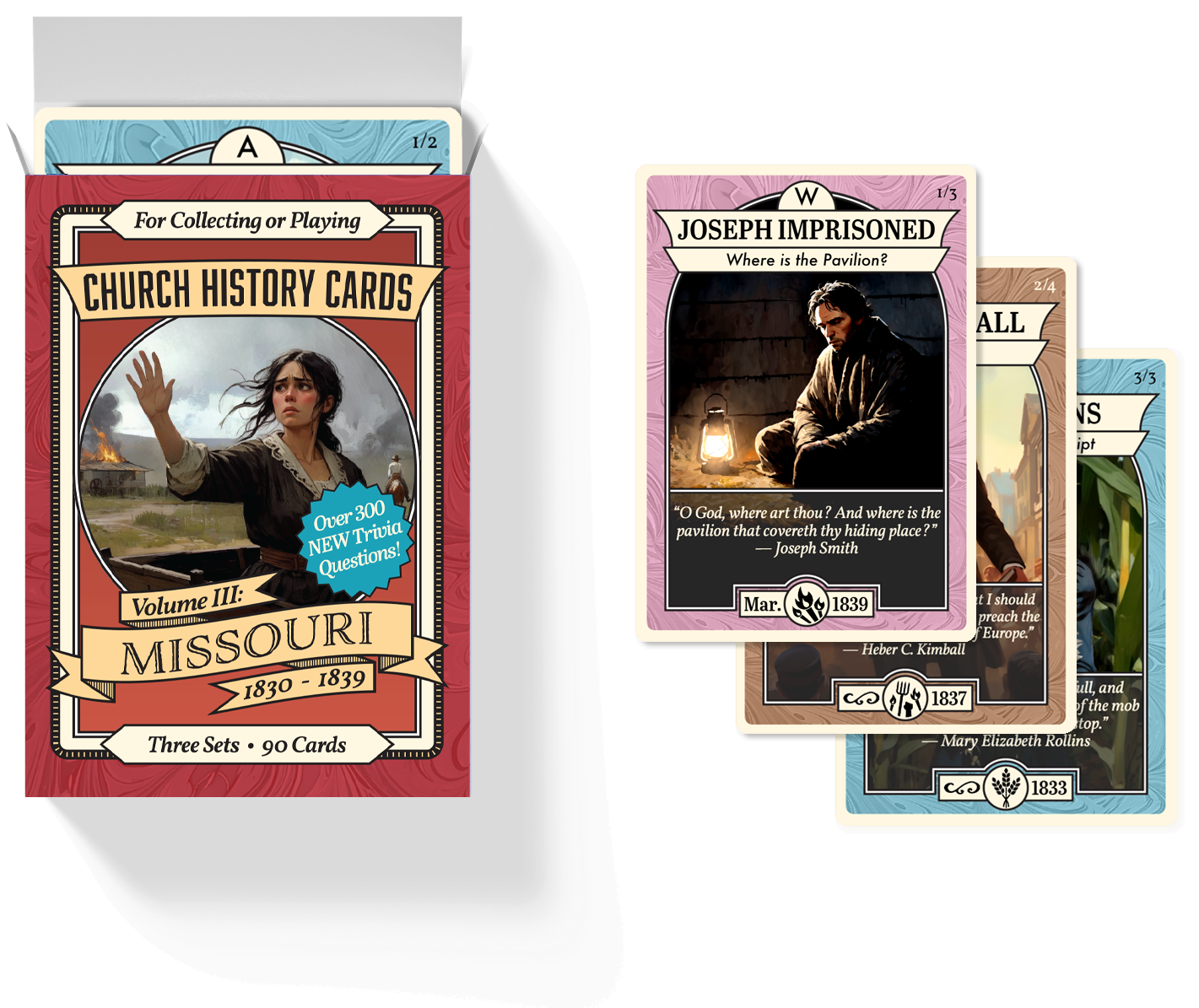 The card box and a few cards