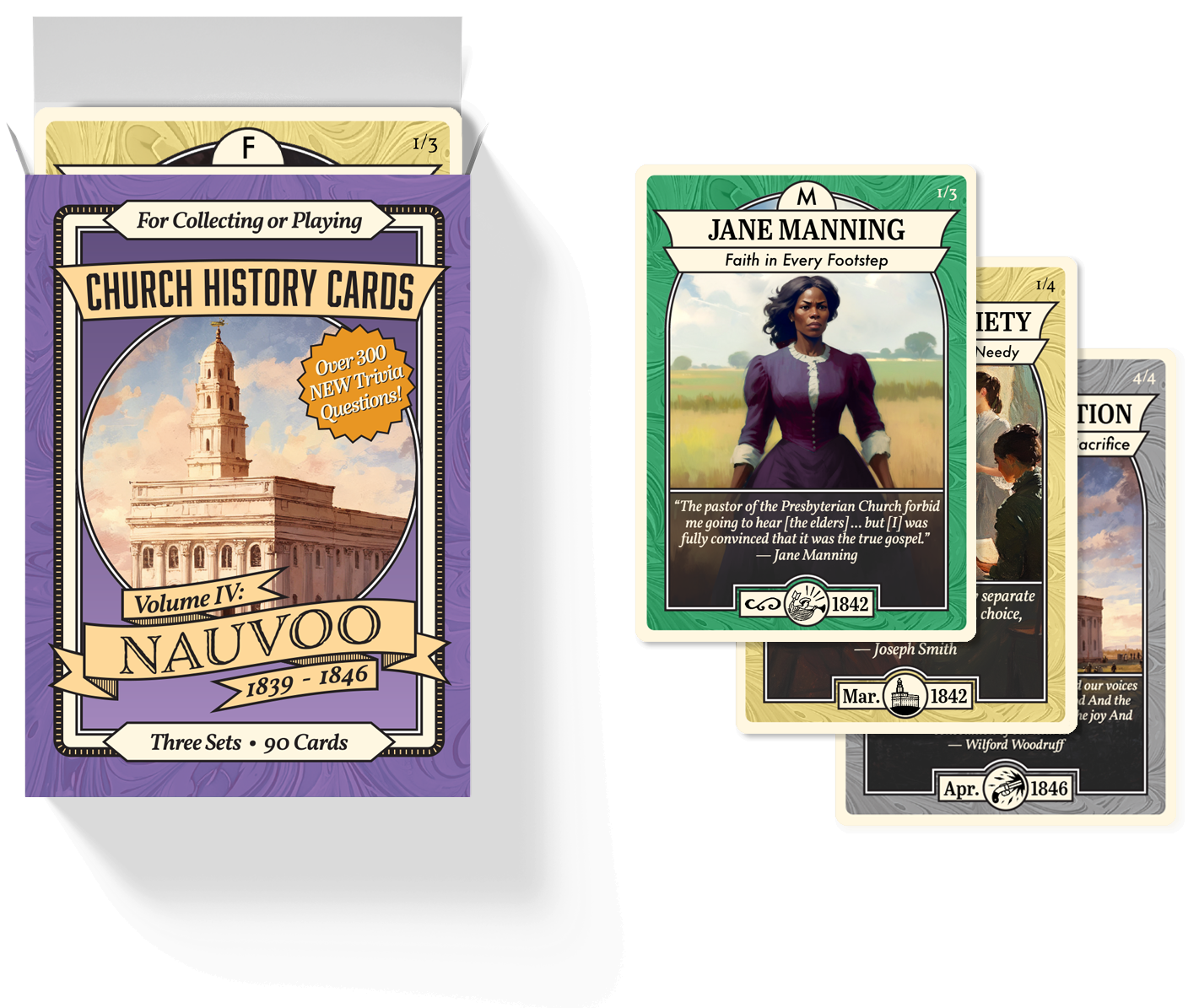 The card box and a few cards