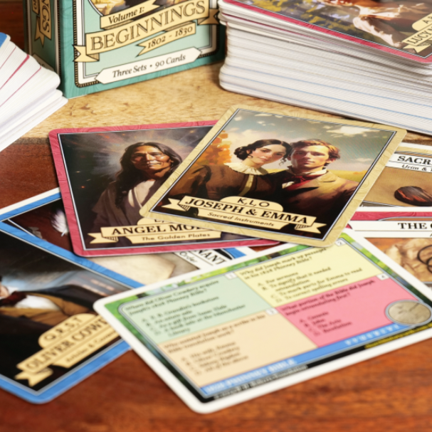 A pile of the cards
